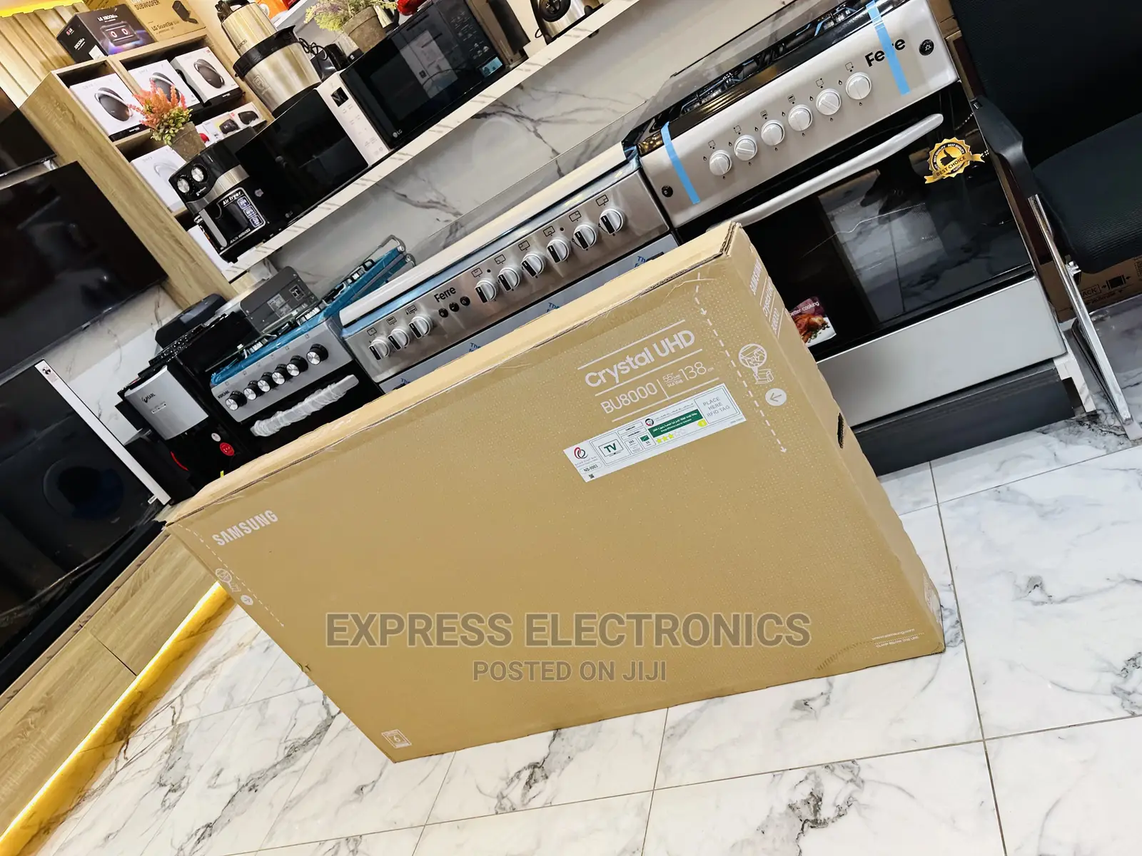 Realistic Shades and Hues Samsung UHD Smart 55”Bu8000 Tv