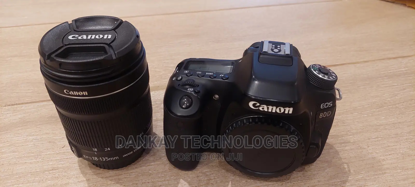 Canon Eos 80d Dslr Camera With 18-135mm Lens