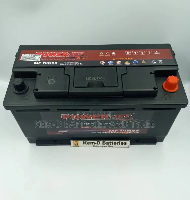 17 Plates Power-jet Car Battery - Free Instant Delivery