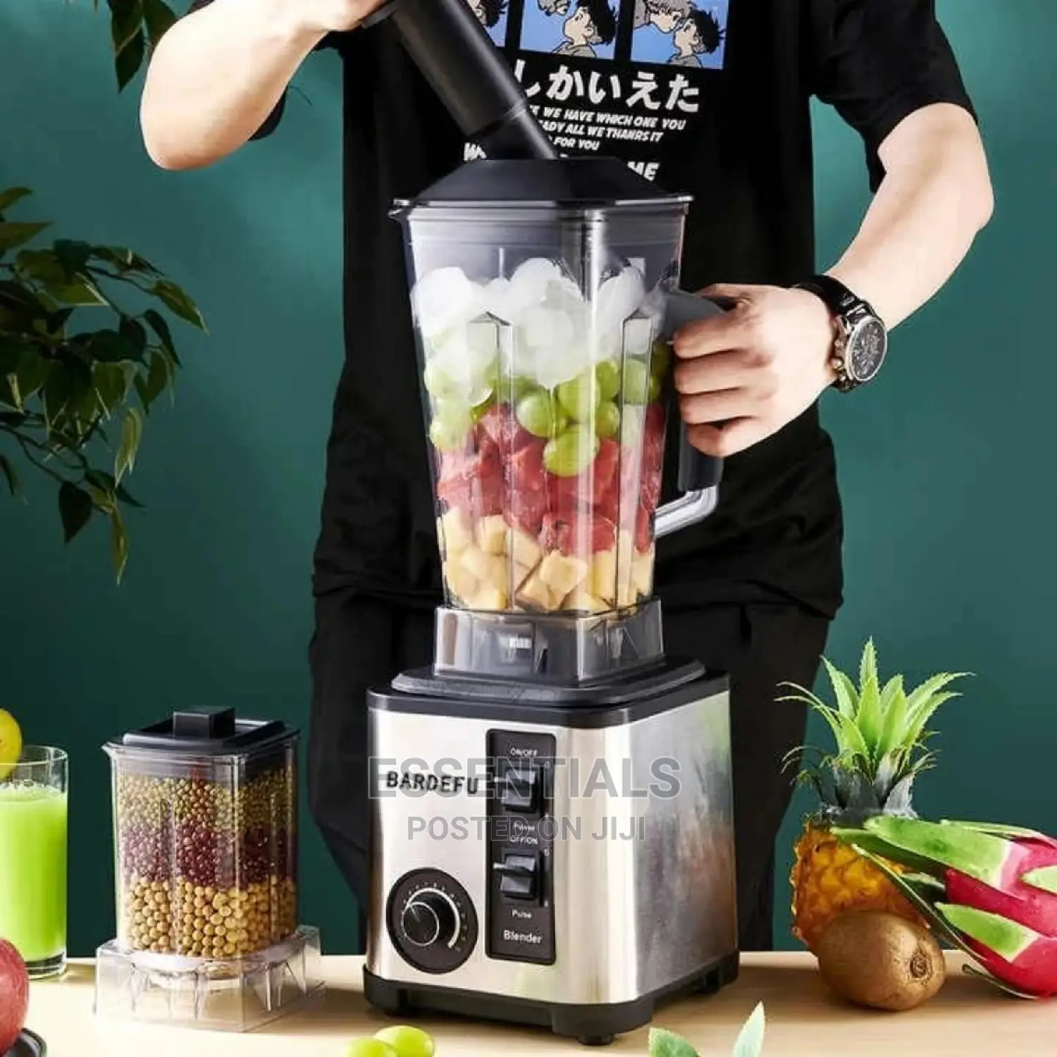 2 in 1 Stainless Steel Commercial Blender
