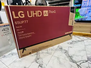 Cute  Sleek LG UHD Smart 65”Up77