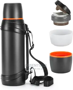 Insulated Water Jug Classic Vacuum Bottle With Plastic Cup