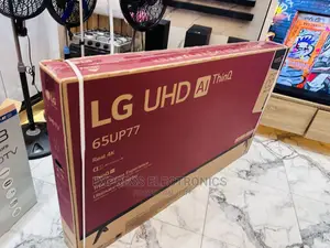 Fabulous Job LG UHD Smart Up77 65” Tv