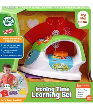 Children Kids Iron Leapfrog Ironing Time Learning Set