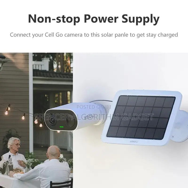 Imou Cell GO Batt Powered Security Cam + Solar Panel Kit