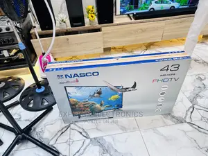 10gig Home of Electronics Nasco Tv FHD Satellite 43” Tv