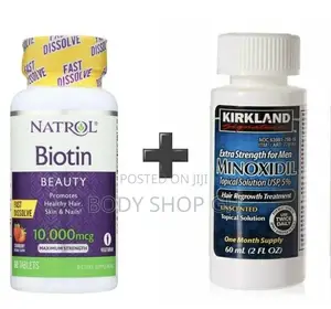 Beard Booster Combo - Kirkland Minoxidil Natrol Biotin