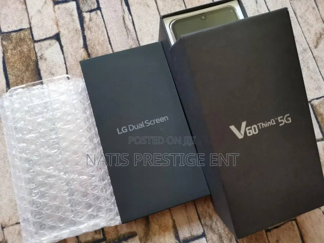 New LG V60 ThinQ 5G 256 GB Black