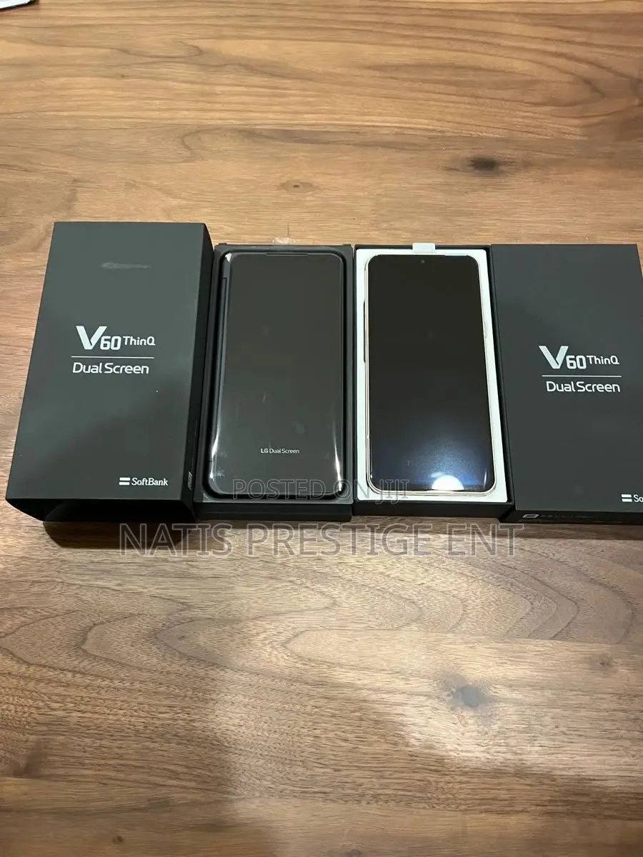 New LG V60 ThinQ 5G 256 GB Black