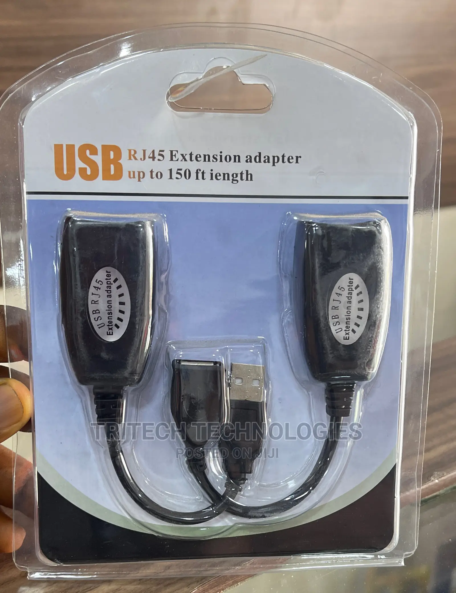 USB to Rj45 Extension Adapter Up to 150ft