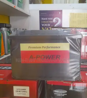 15 Plates a-Power Battery - 12months Warranty-Free Delivery