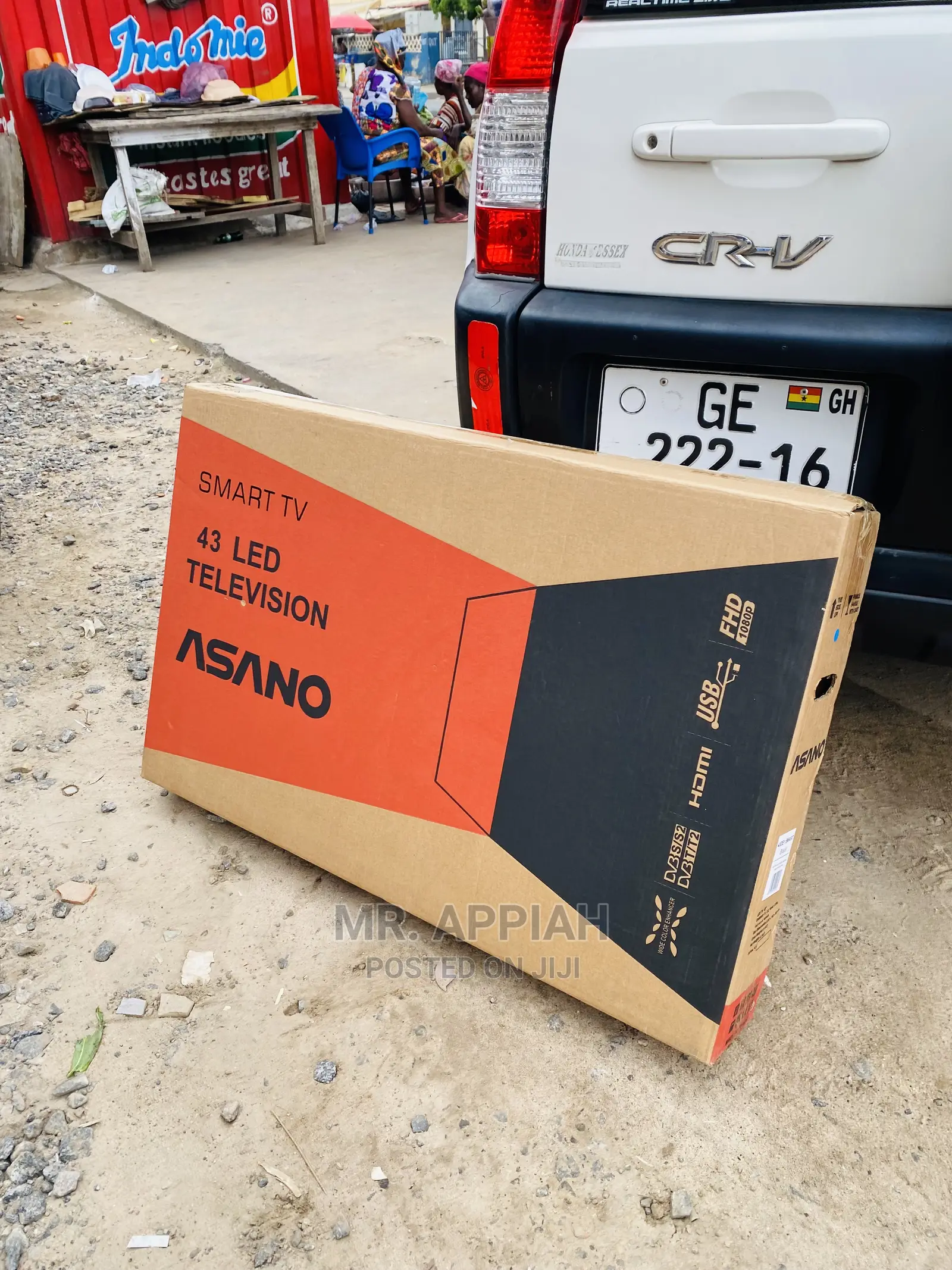 Long Lasting Asano Smart Wireless Digital Satelite Tv(43”)