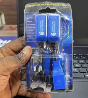 Rj45 Ethernet Cable Combiner Shearing Kit for Poe Cameras