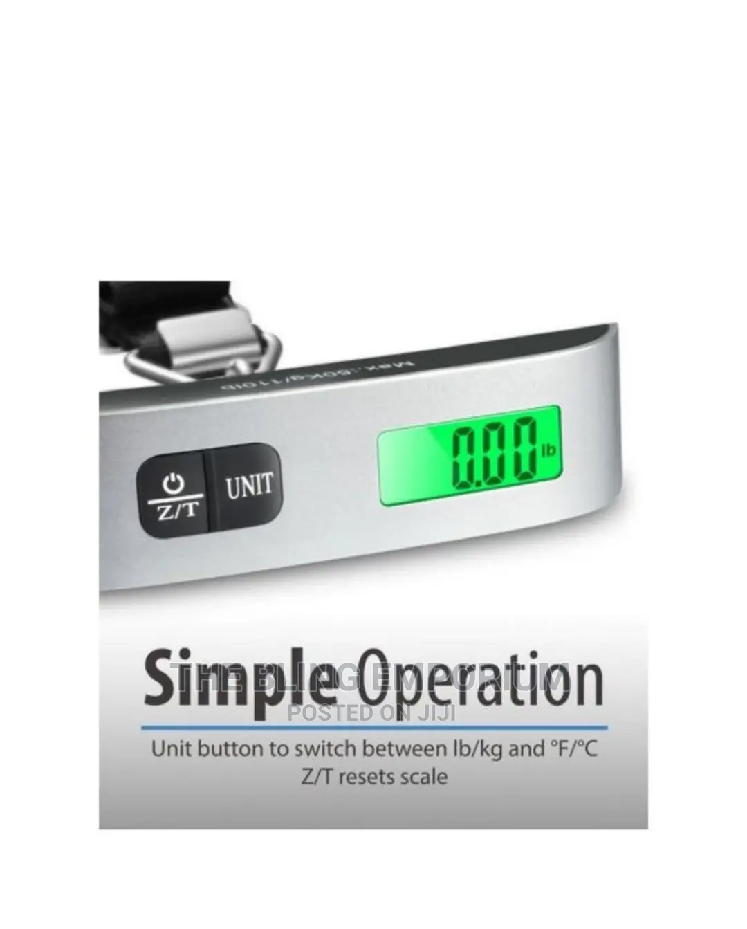 50kg X 10g LCD Digital Luggage Hand Held Weighing Scale