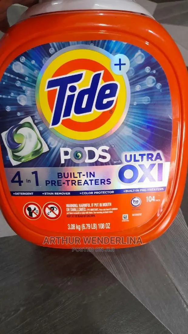 Tide Pods Ultra Oxi Laundry Detergent Fight Tough Stain