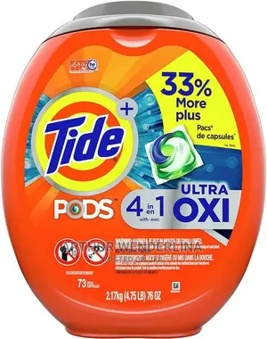 Tide Pods Ultra Oxi Laundry Detergent Fight Tough Stain