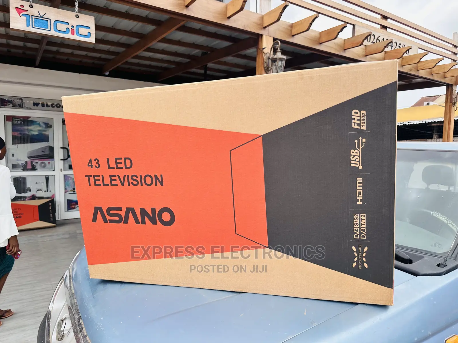 Dynamic Color FHD Digital Satellite 43” Asano