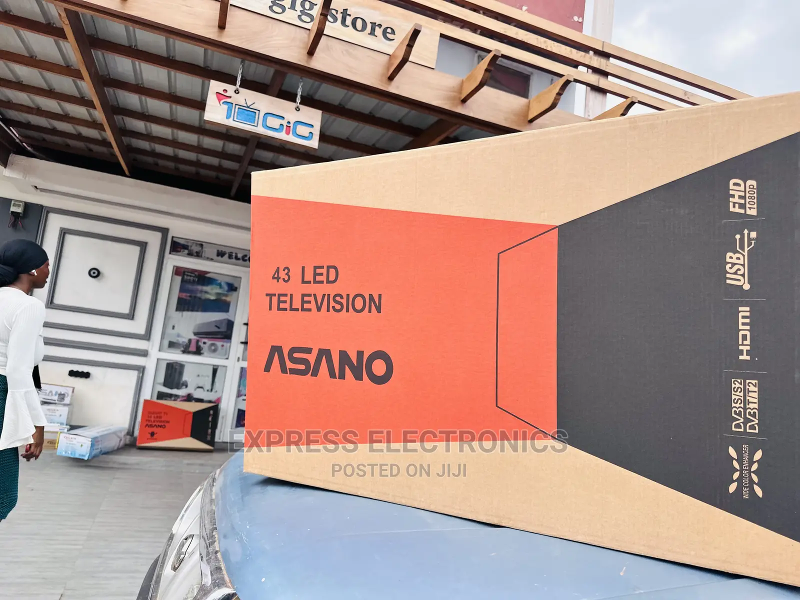 Dynamic Color FHD Digital Satellite 43” Asano