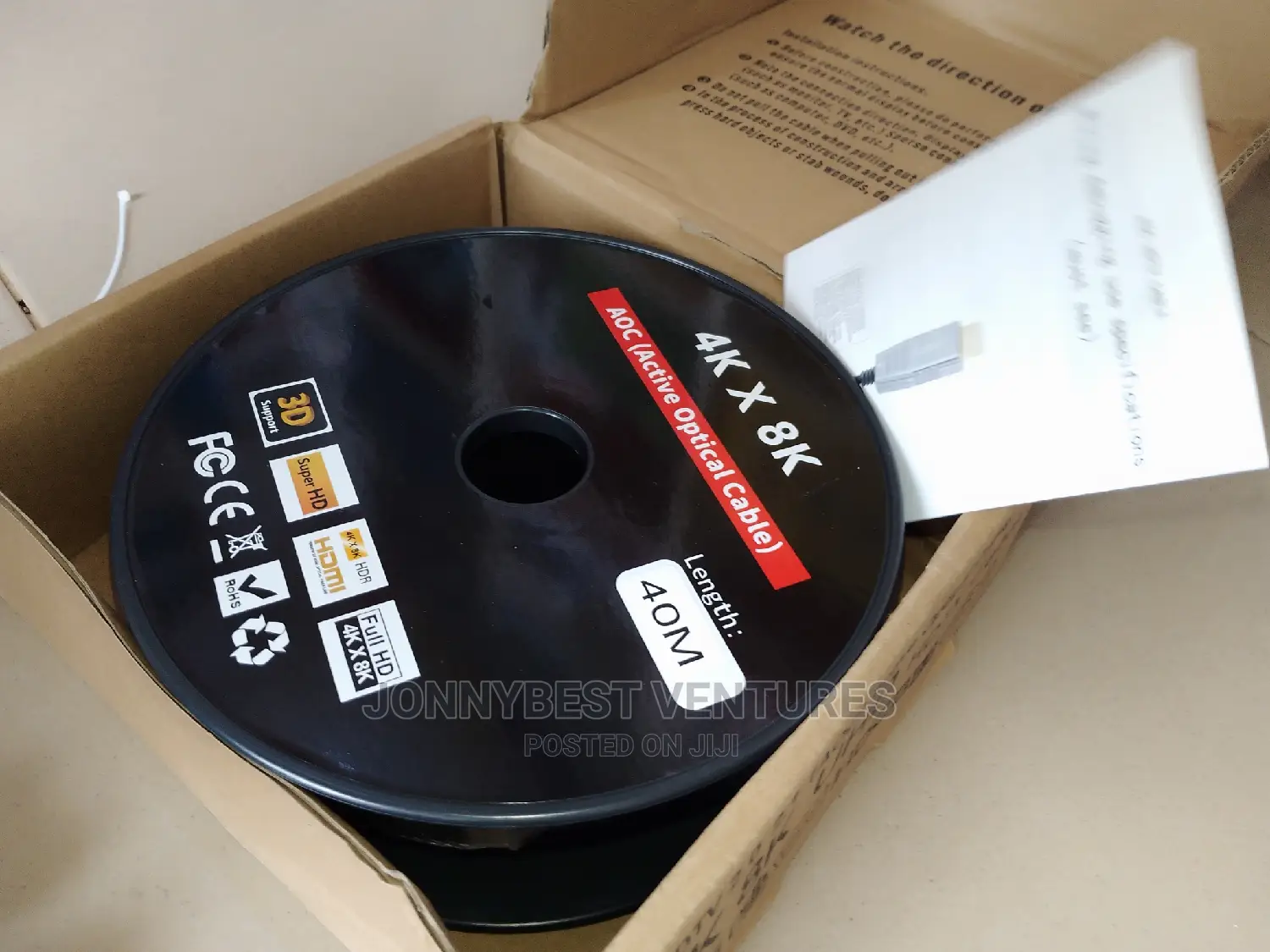 40M HDMI 4k X 8k Fiber Optic Cable