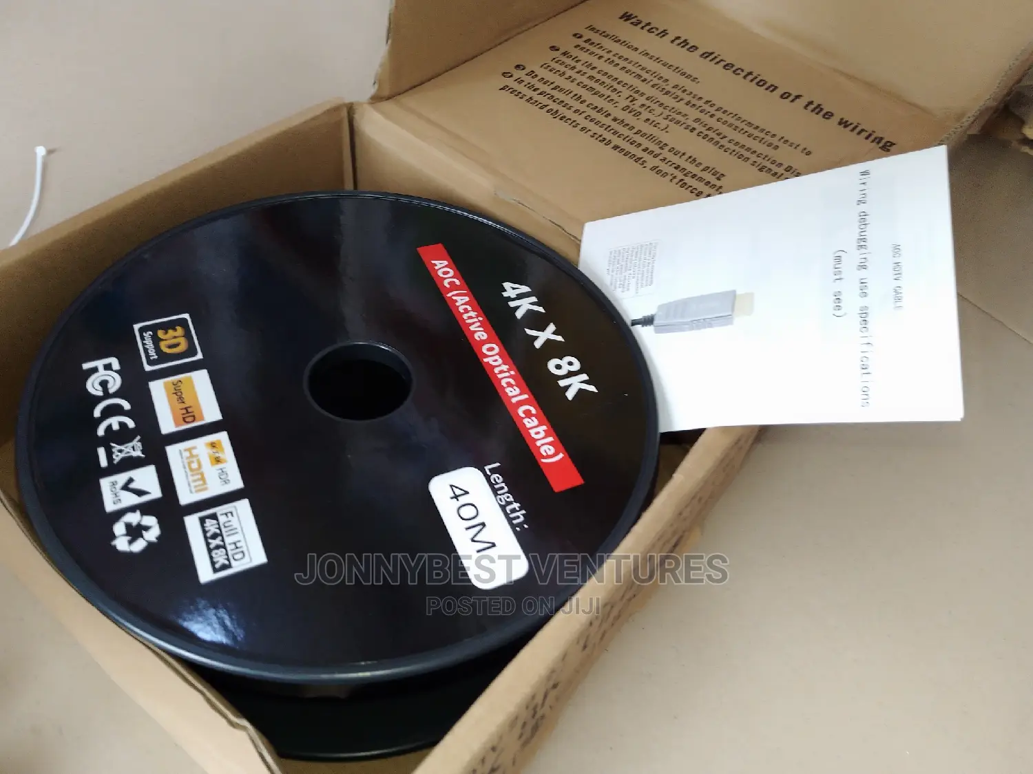 40M HDMI 4k X 8k Fiber Optic Cable