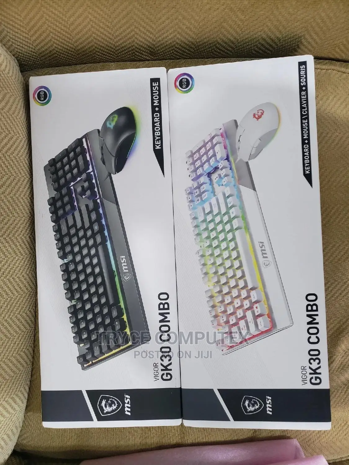 Msi Vigor Gk30 Combo RGB Gk30 Gaming Keyboard Mouse
