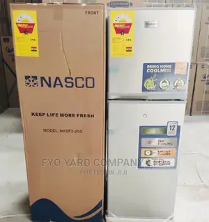 Nasco Nasf2-20s 158l Double Door Top Freezer Refrigerator