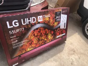 Ai Thinq LG 55"Inch Uhd LED Smart Wifi Sat HDR Black TV