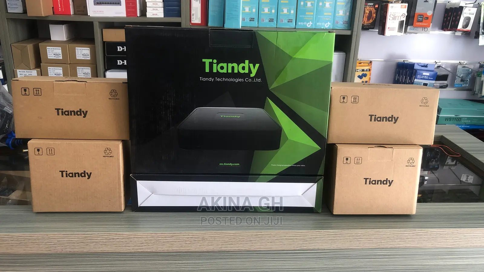 Tiandy 2mp Ip Full Color Audio CCTV Camera 4ch Set Kit