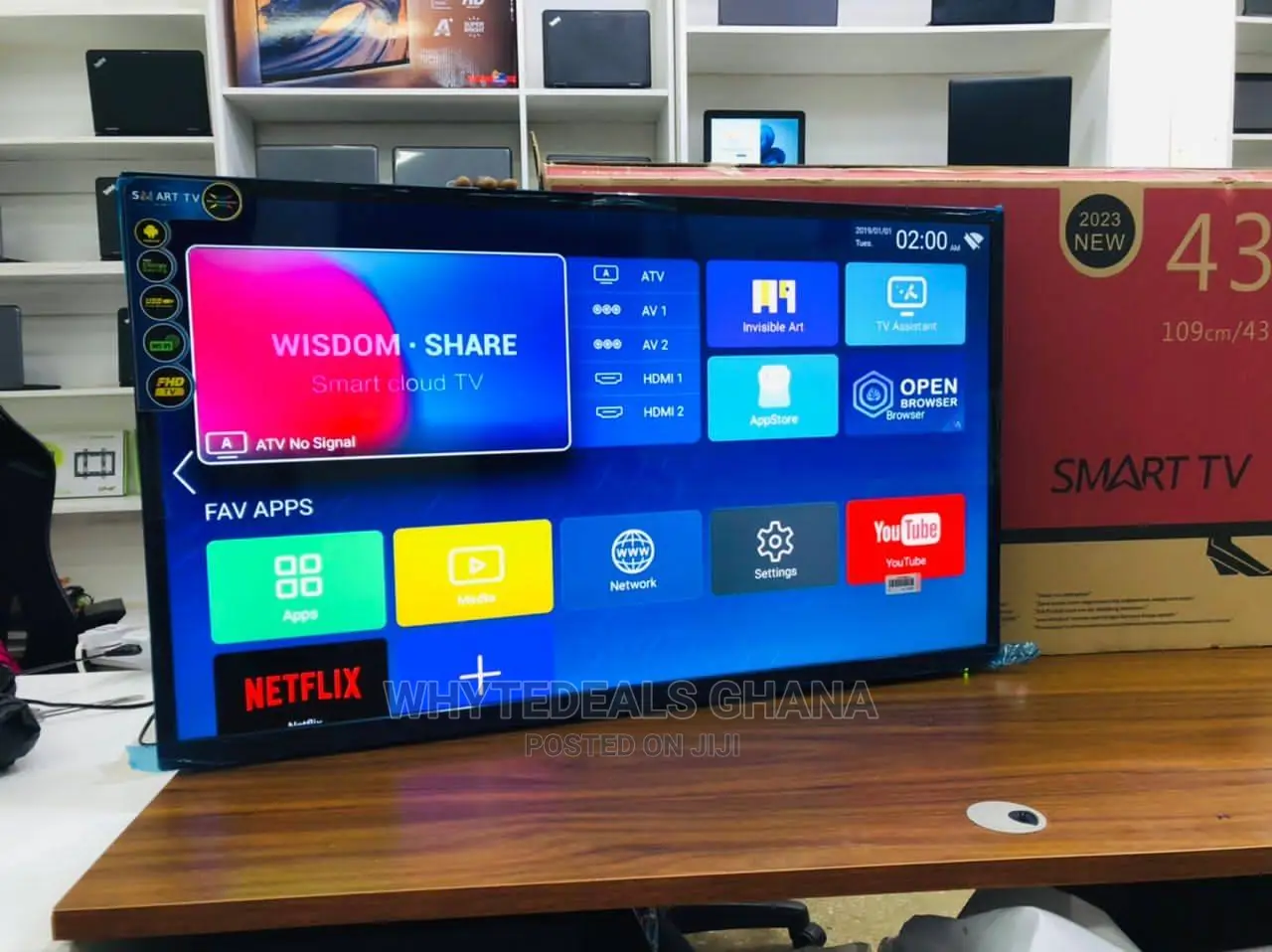 Asano Full Hd 43'' Smart Android Led Tv| Bluetooth| Netflix