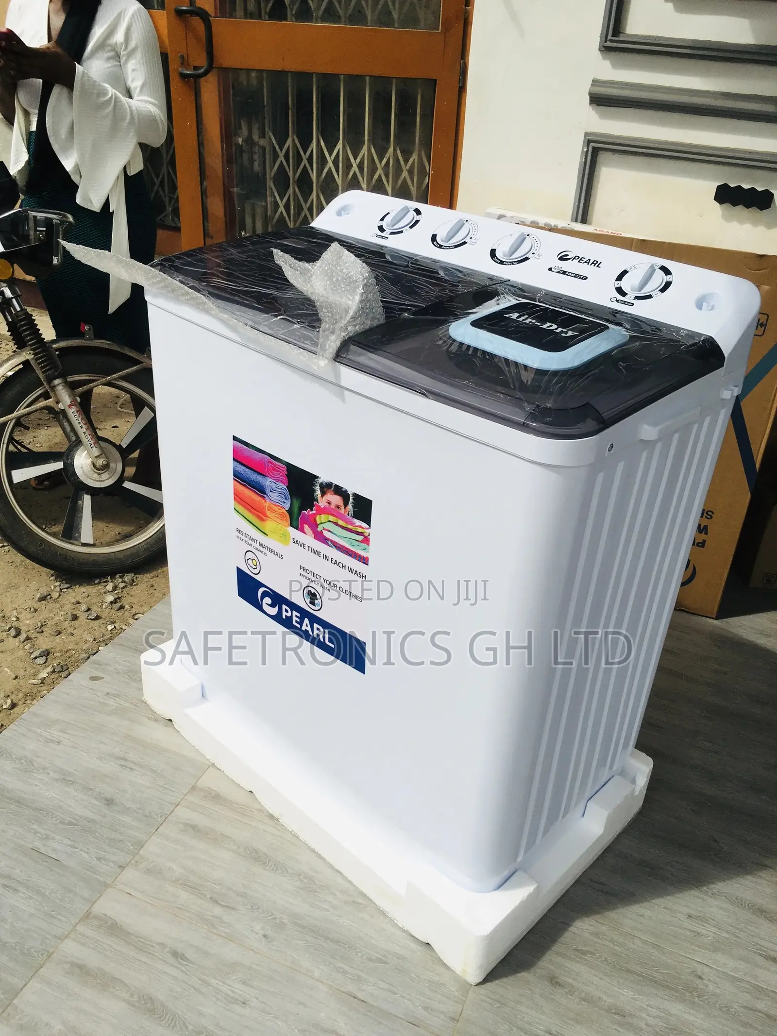 Design Pearl 14kg Washingmachine Topload Twintub 