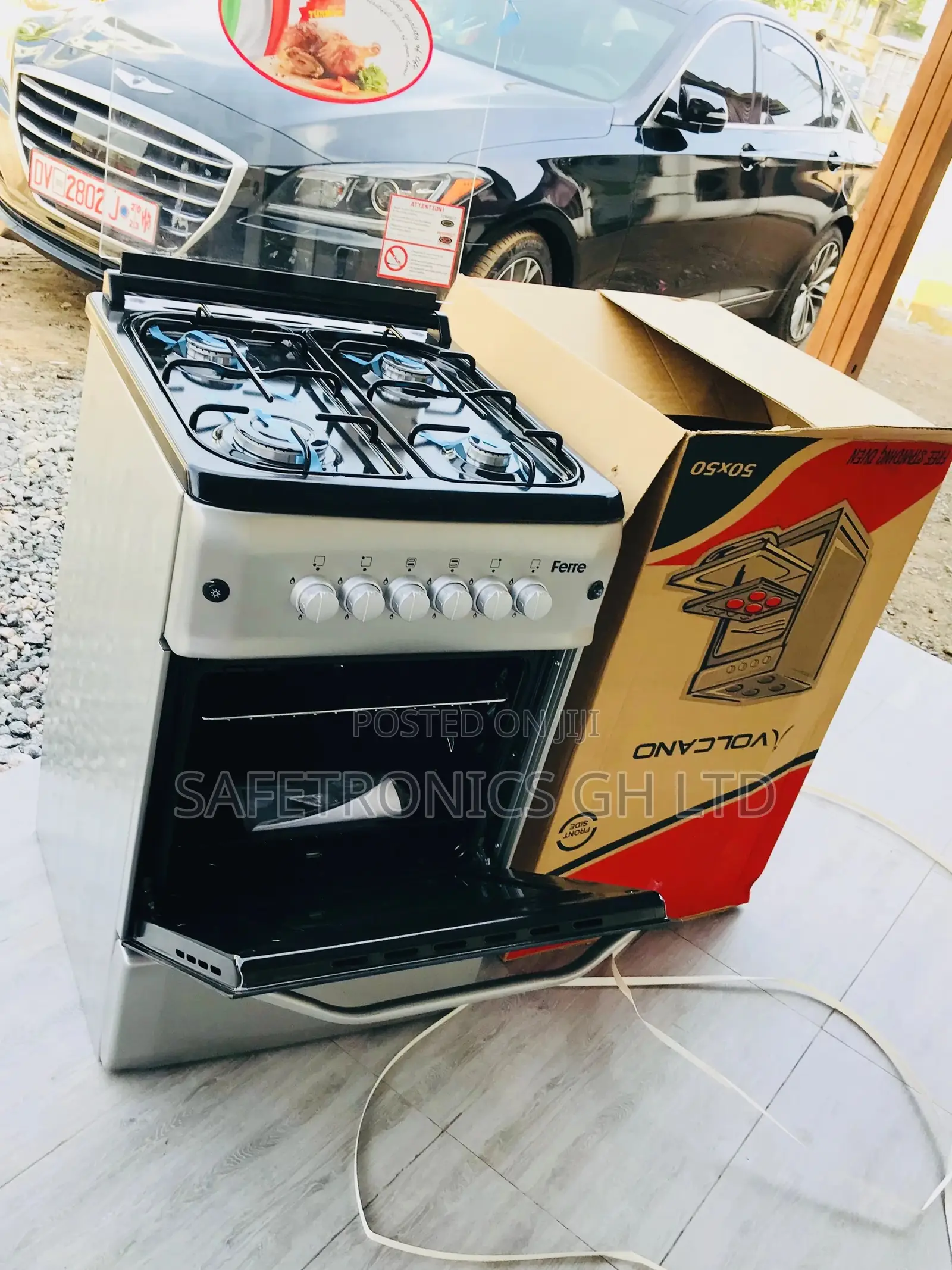 Ferre Quality 4 Gas Burner 50x55 Oven Cooker Grill