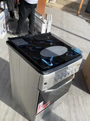 Elegant Ferre 4 Gas Cooker With Glass Lid 50x55cm.(Gray)