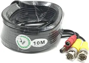 10M BNC Video Power Cable for CCTV Camera Ecurity System (1