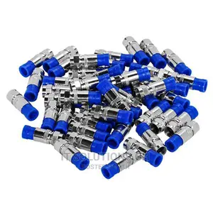 RG6 Compression Connectors Coaxial Cable Waterproof Connecti