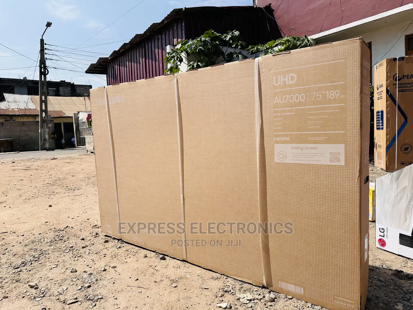 Neatly Sealed Samsung UHD Display 75”Au71000 Tv
