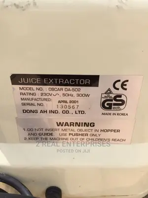Slow Cold Press Juicer Extractor Cream