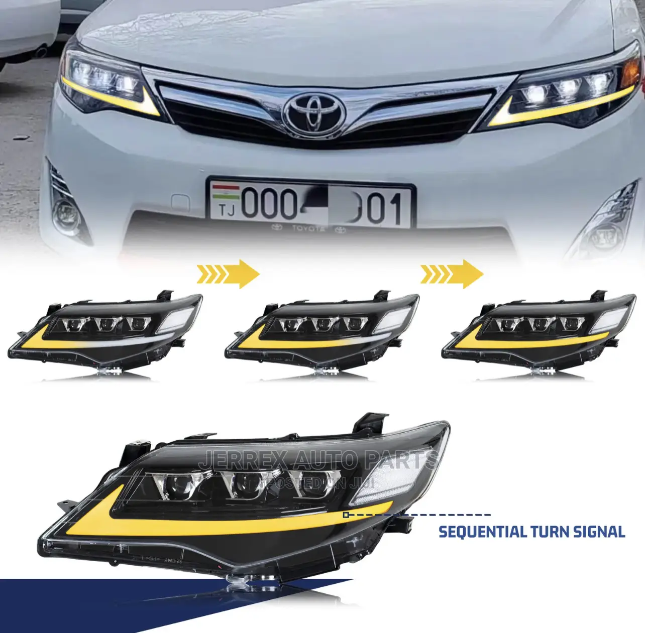 Toyota Camry 2012-2014(Spider) Headlight(LED)Spec