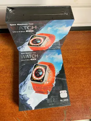 Ultra 8 Max Smart Watch Plus Free Airpods and Extra Straps