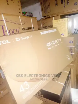 TCL 43" Smart 4KHDRTV Android Led Tv