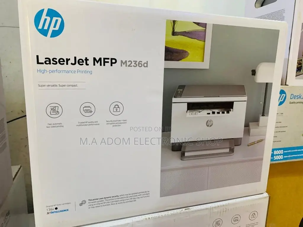 New HP Laserjet MFP M236d Printer