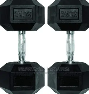60kg Hex Dumbbells