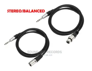 Durable Male/Female XLR to 6.5mm Jack Balanced/Unbalanced