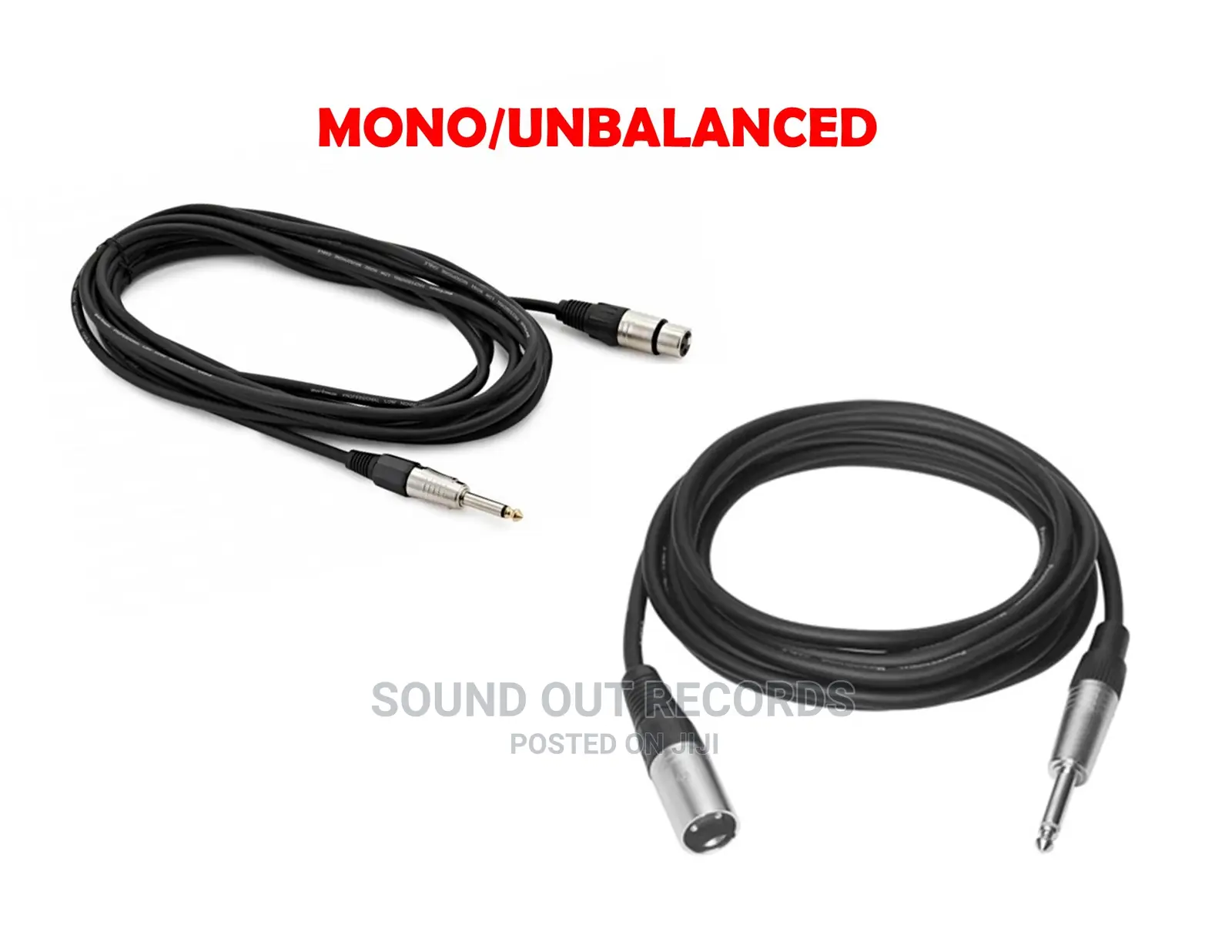 Durable Male/Female XLR to 6.5mm Jack Balanced/Unbalanced
