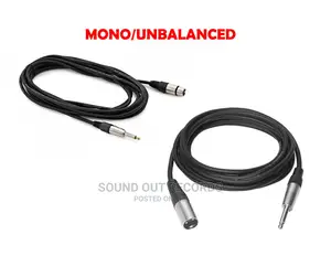 Durable Male/Female XLR to 6.5mm Jack Balanced/Unbalanced