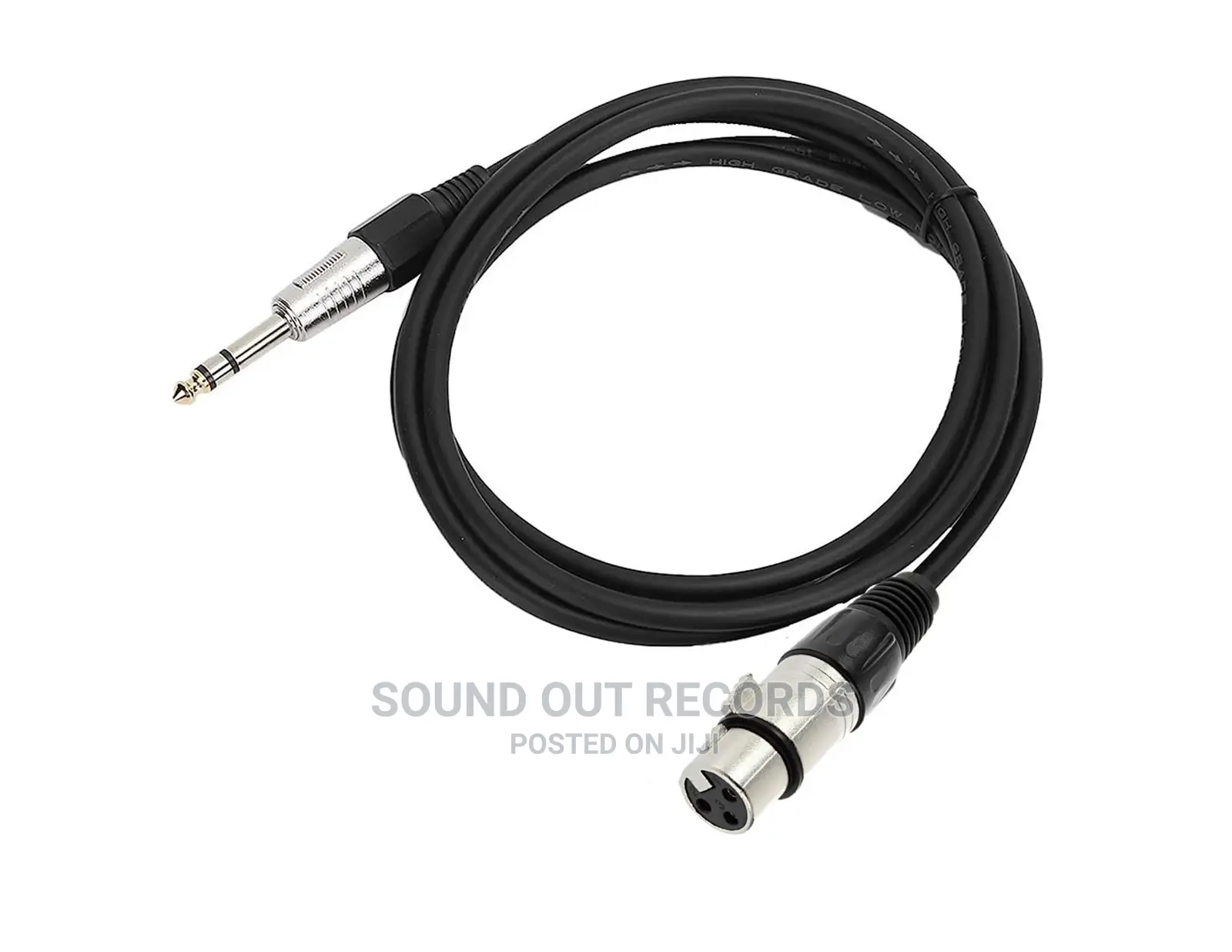 Durable Male/Female XLR to 6.5mm Jack Balanced/Unbalanced