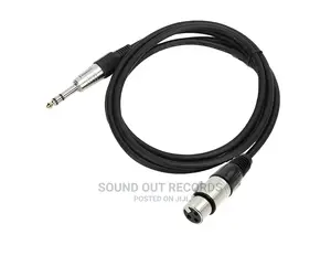 Durable Male/Female XLR to 6.5mm Jack Balanced/Unbalanced