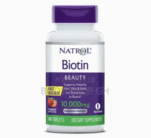 Natrol Biotin - Healthy Hair, Skin and Nails / STRAWBERRY