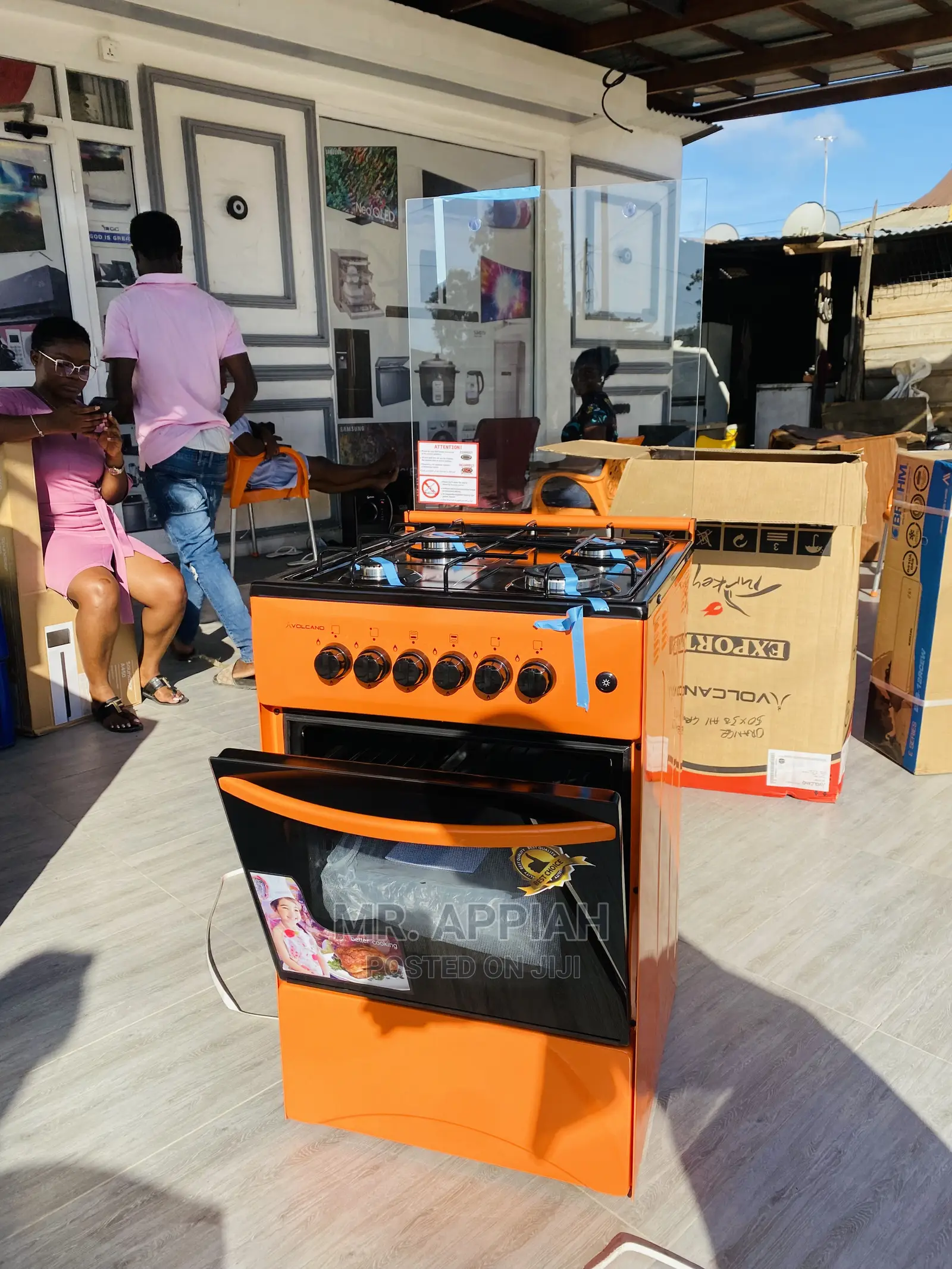 (50*50)Budget Friendly Volcano Oven and Grill 4 Gas Cooker.