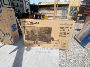 Neatly Sealed in Box Nasco Smart Android Satellite 50”FHD