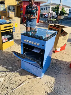Adorable(Blue)☑Volcano 4 Gas Burner + Oven.